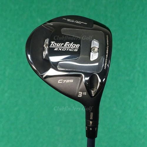 Tour Edge Exotics C725 15 Fairway 3 Wood Denali 60g 6.0 Graphite Stiff w/HC