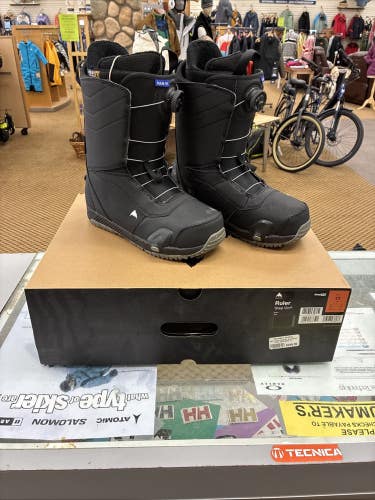 Burton Ruler Step On Snowboard Boots Size 11 Black New In Box 22/23 USED