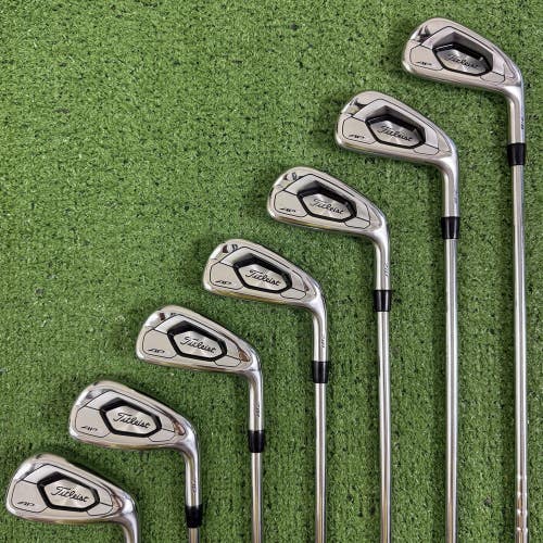 Titleist AP3 718 Iron Set 3-9 True Temper AMT Red S300 Stiff Flex -1/2 Short