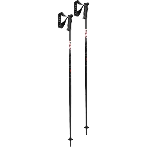 NEW 2026 LEKI QNTM Ski Poles - 110cm - Black/Red
