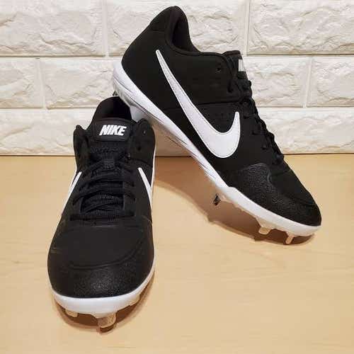 Black Men's Size M 8.0 (W 9.0) Nike Low Top Metal (New)