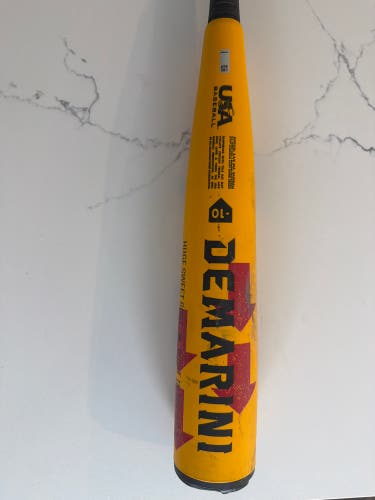 2026 DeMarini The Goods One Piece Alloy USABat Certified Bat (-10) 21 oz 31" (Used)