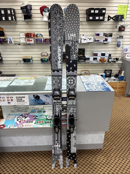 Line Sakana 181 cm 24/25 Skis Light Used W/ Marker Griffin Mounted To 28.5 Boot