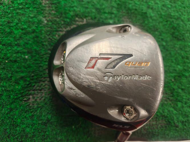 Taylormade R7 Quad 10.5 Degree Driver Regular Flex MAS2 Graphite