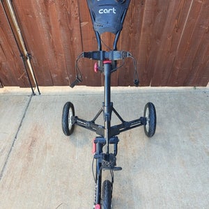 Clicgear Model 2.0 3 Wheel Collapsible Golf Push Cart Black