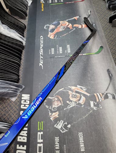 P88M | 87 Flex NEW! Senior Bauer Nexus Tracer LH NHL Hockey Stick Pro Stock 2S Pro Build 67.5"