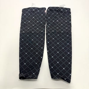 Used Once Black Chicago Steel Hockey Socks - Senior Large