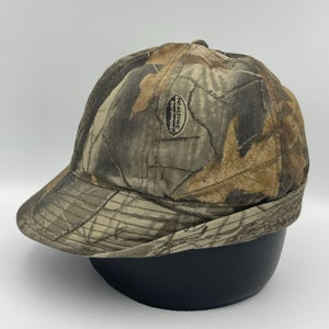 Vintage Realtree Camo Hunting Jones Style Trapper Hat Bucket Cap Mens Large L