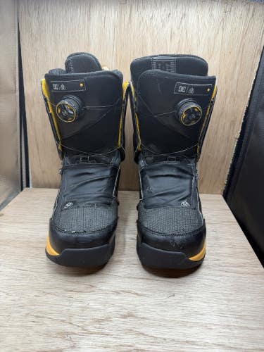 DC Travis Rice double Boa Snowboard Boots 2017 mens 9 black