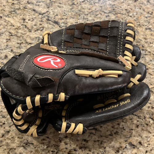 Rawlings Brown Leather Baseball Glove 11" RHT Right Hand Throw H110BRNC
