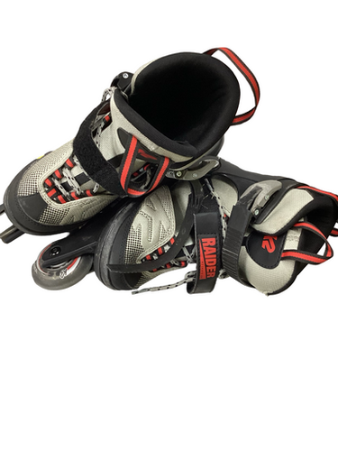 Used RAIDER K2 Junior Rec Fitness Skates Black Adjustable 11613-S000180399