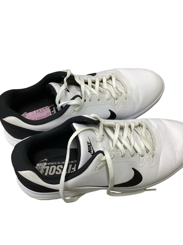 Used Nike FITSOLE Mens Golf Shoes White Senior 10.5 11613-S000180210