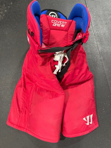 Warrior Covert QRE20 PRO Pro Stock Hockey Pants Medium Red 9959