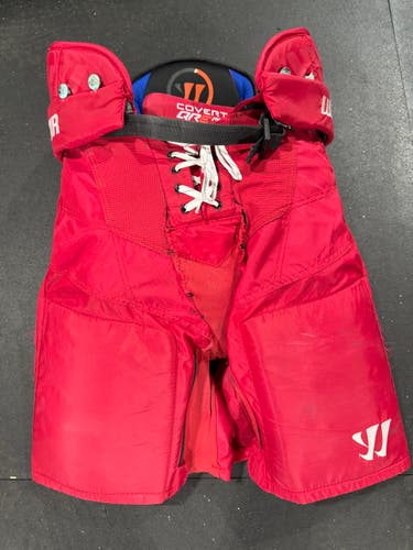 Warrior Covert QRE PRO Pro Stock Hockey Pants Medium Red 9960