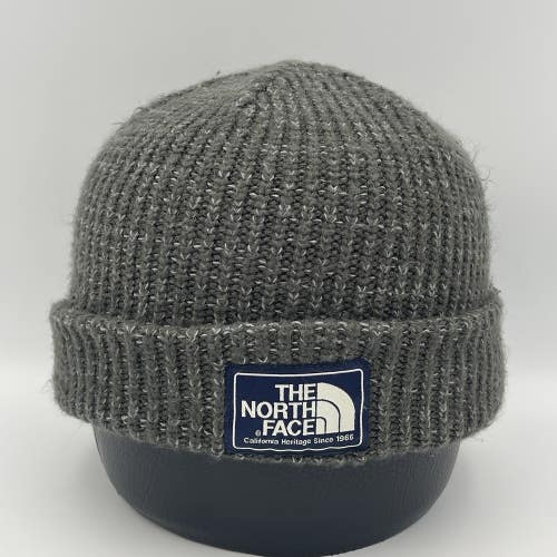 The North Face Salty Dog Beanie Unisex Adult Lined Hat Cap TNF Gray OSFA