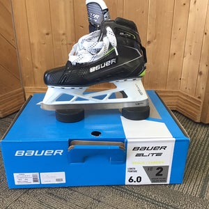 2021 Bauer Elite Hockey Goalie Skates Size 6 Fit 2(New)