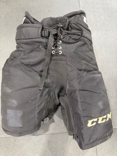 Black Senior Medium CCM HP32 Hockey Pants Pro Stock (Used) Stars 4983