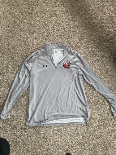 RIT Hockey team issued, men's large quarter zip