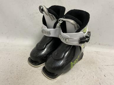 Used Head EDGE J Boys DH Ski Boot White And Black 170 MP - Y10 11855-S000201855