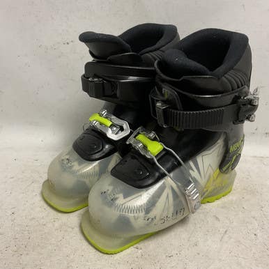 Used Dalbello MENACE 2.0 Boys DH Ski Boot Black And Orange 230 MP - J05 - W06 11855-S000201847