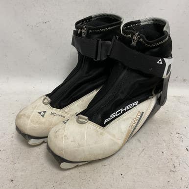 Used Fischer MY STYLE COUNTROL Mens NNN XC Ski Boots Black M 07-07.5 / W 08-08.5 11855-S000201839