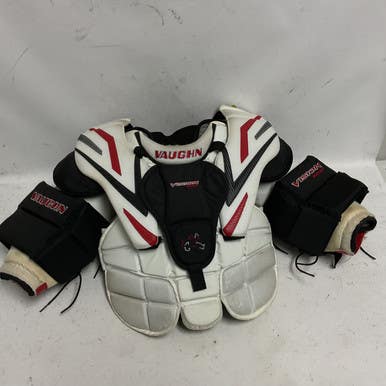Used Vaughn VISION 9200 Junior Body Armor White/Black/Red SM 11855-S000201843