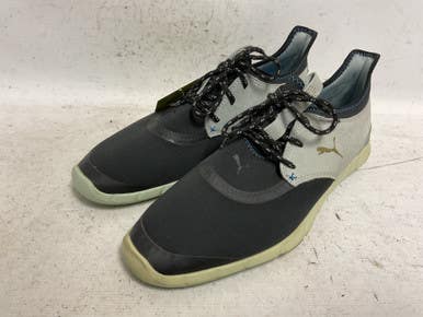 Used Puma Ignite 460023 03 Mens Golf Shoes Black And Grey Senior 8 11855-S000201829