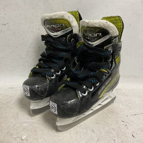 Used Bauer VAPOR X4 Youth Hockey Skate Black And Yellow Youth 10.5 11855-S000201769