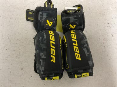 Used Bauer SUPREME MACH Youth Elbow Pads Black And Yellow MD 11855-S000201761