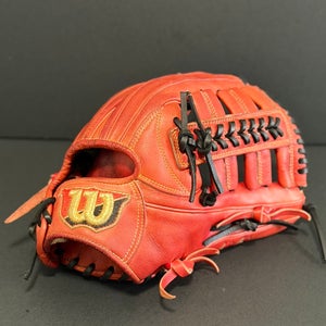 Rare Japanese Wilson Staff D7 model RH Outfield Baseball Glove 12.5" (Used)