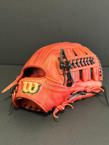 Rare Japanese Wilson Staff D7 model RH Outfield Baseball Glove 12.5" (Used)
