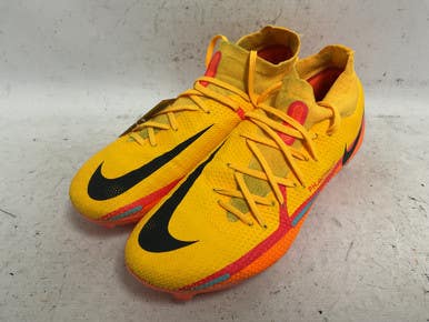 Used Nike Phantom GT2 Pro DC0759-808 Soccer Cleats Orange And Gold Senior 8 11855-S000201734