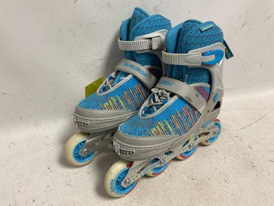 Used PAISON ADJ 5-7.5 Senior Rec Fitness Skates Royal Blue Adjustable 11855-S000201909