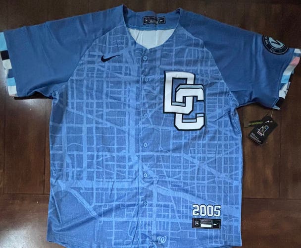 Washington Nationals City Connect Jersey Dylan Crews Adult Large NWT