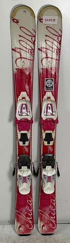 Kid's All Mountain 100cm Volkl Chica Skis With Marker 4.5 Bindings (Used)(SY2915)