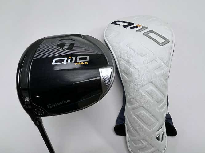 LEFTY TaylorMade Qi10 MAX Driver 10.5* Even Flow Riptide 6.5 70g X-Stiff LH HC