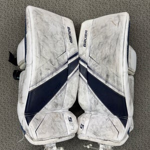 Small Bauer S27 Goalie Leg Pads (Used)