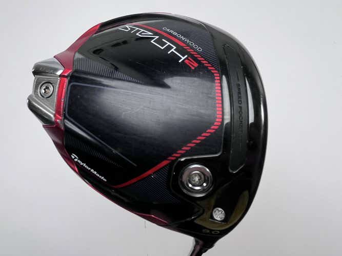 TaylorMade Stealth 2 Driver 9* HZRDUS RDX Smoke Red 6.0 60g Stiff Graphite RH