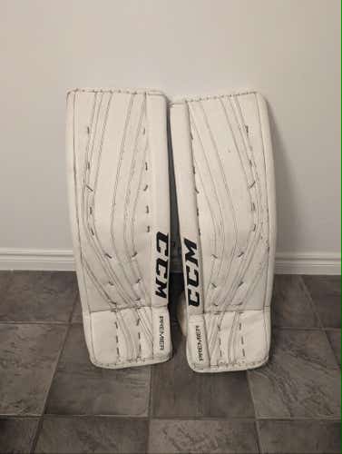 34" CCM Premier 1.9 Goalie Leg Pads (Used)