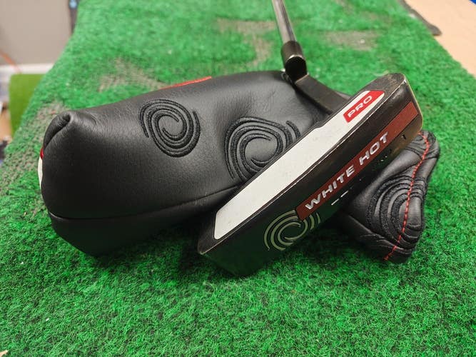 Odyssey White Hot Pro #1 Black 34 Inch Putter w Headcover