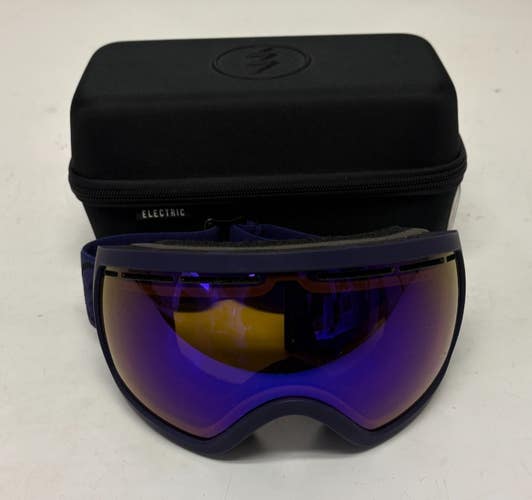ELECTRIC EG2.5 Dark Knight Blue Ski/Snowboard Goggles Amber Lens EXCELLENT