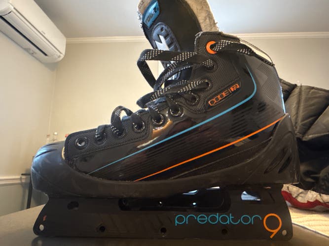 TOUR Code 72 Inline Goalie Skates Sr '19 Size 9