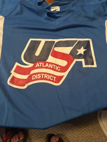 Blue Goalie Cut Men's Jersey (Used)