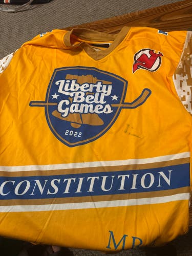 Yellow Goalie Cut Men's Jersey (Used)