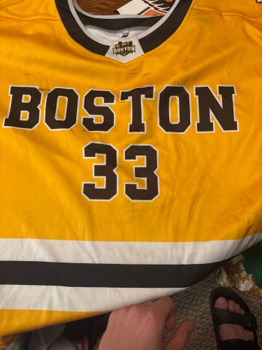 Yellow Goalie Cut Men's Jersey (Used)