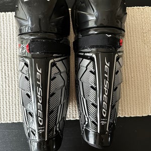 Senior CCM JetSpeed FT350 15" Shin Pads (Used)