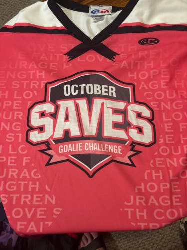 Pink Goalie Cut Men's Jersey (Used)