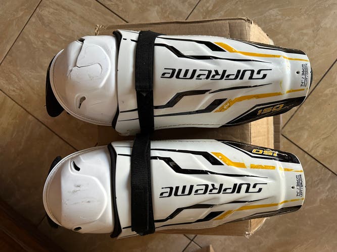 Senior Bauer Supreme 150 14" Shin Pads (Used)