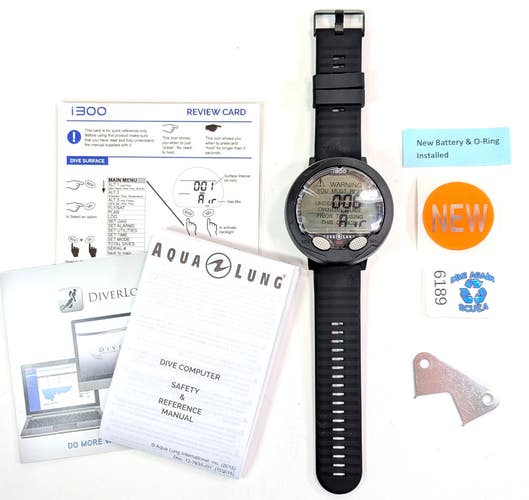 NEW Aqua Lung i300 2 Button Wrist Computer Scuba Diving Air & Nitrox Ready