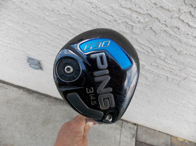 Ping G30 3 wood 14.5 degree adjustable Ping HB soft regular shaft
